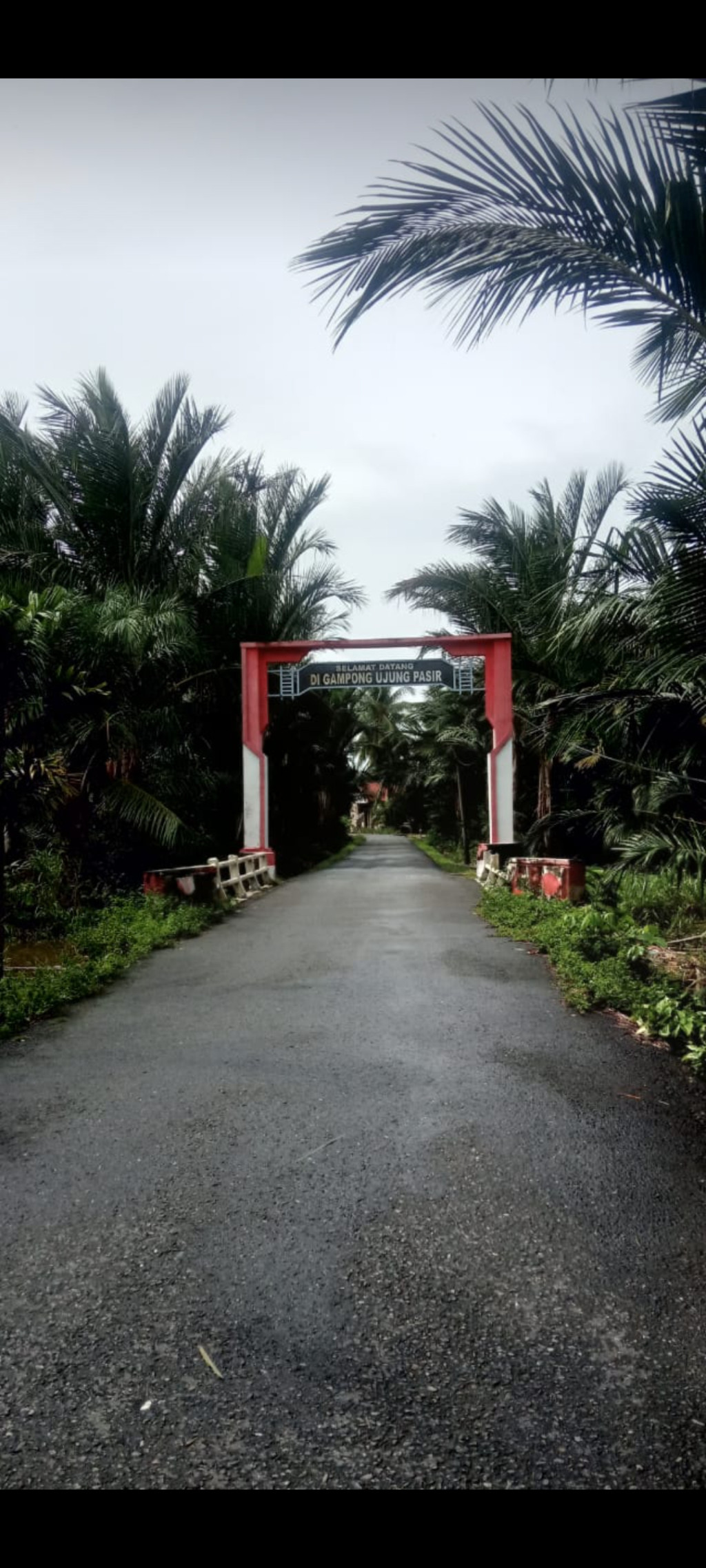 Gapura Jalan Masuk Gampong Ujung Pasir 